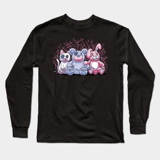 Stuffed Animals Halloween Long Sleeve T-Shirt